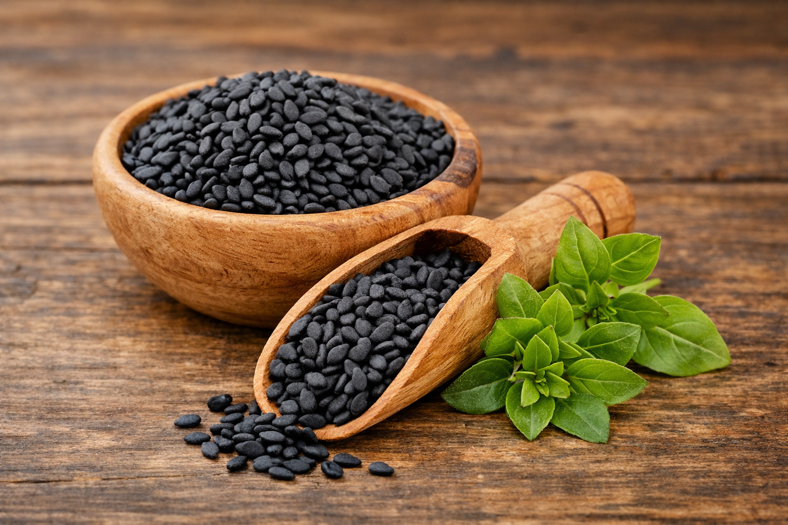 A bowl of soaked sabja (basil) seeds.