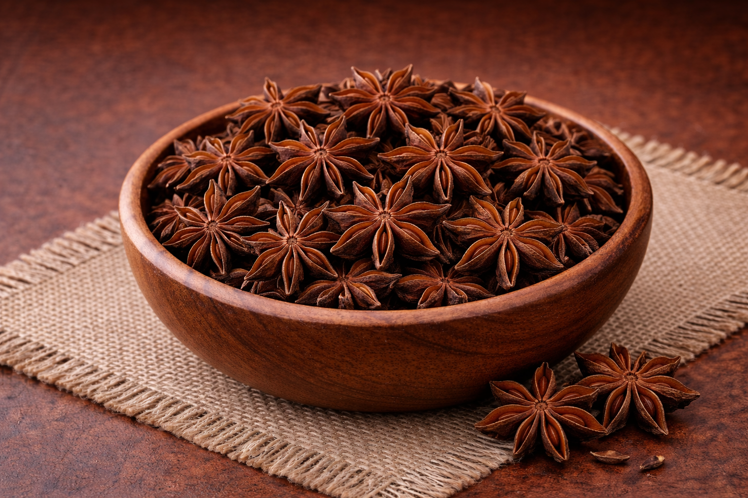 Star-shaped anise spice
